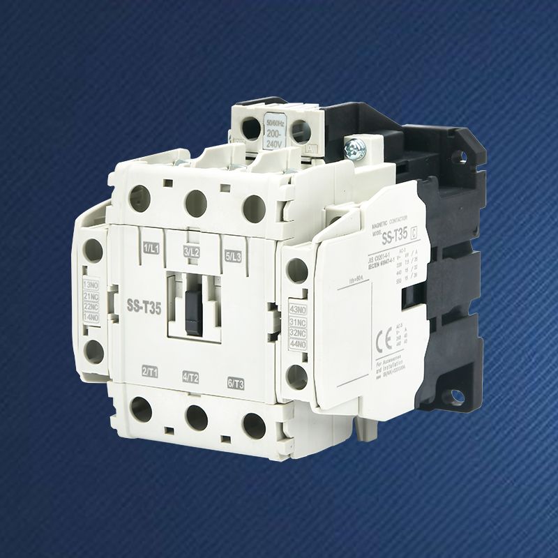 Contactor de CA de potencia industrial